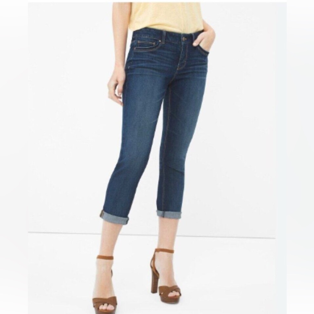 WHBM Slim Crop Jeans